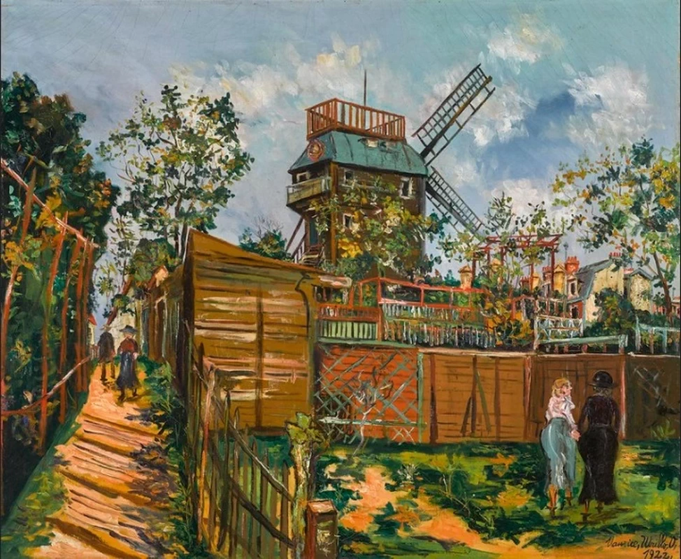 Le Moulin de la Galette à Montmartre